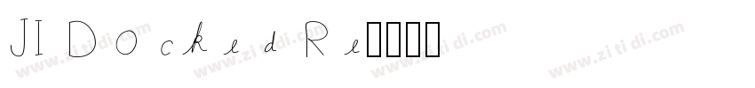 JI Docked Re字体转换